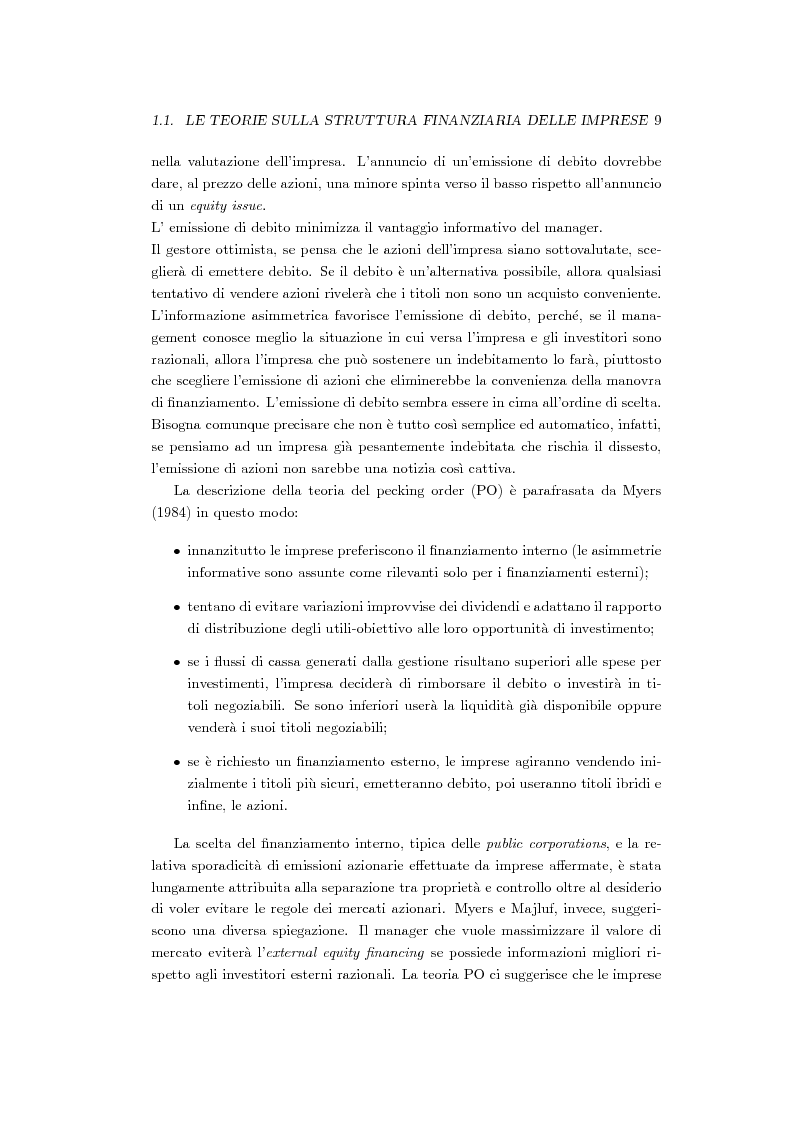 Anteprima della tesi: Metodi di stima alternativi per panel dinamici: un'applicazione alle teorie di finanziamento delle imprese, Pagina 10