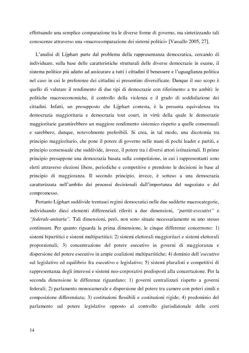 Anteprima della tesi: La presidenzializzazione della politica in Europa: le leadership di Nicolas Sarkozy e José Luis Rodriguez Zapatero, Pagina 9