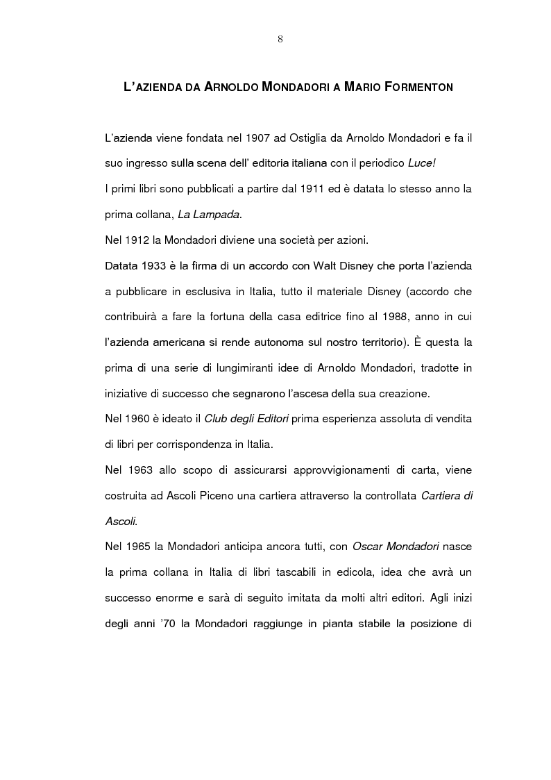 Anteprima della tesi: Contesa e dinamiche del controllo societario: Caso Mondadori, Pagina 5
