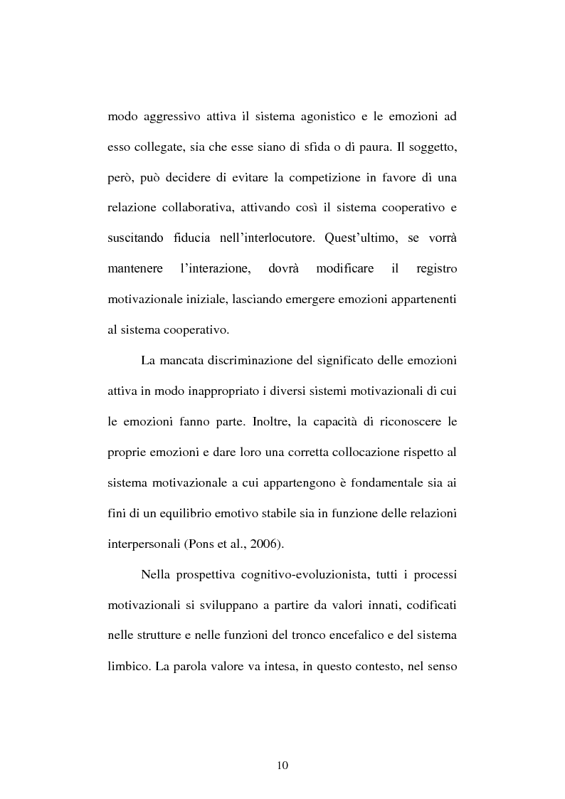 Anteprima della tesi: Attaccamento disorganizzato, modello Sé / Altro e hopelessness come predittori di psicopatologia, Pagina 9