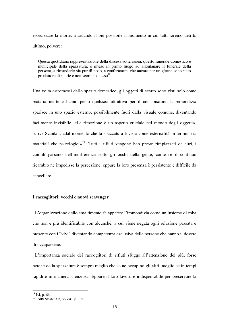 Anteprima della tesi: “Narrare i rifiuti. Le immagini della spazzatura nei romanzi di Barbaro, Teobaldi e Riccarelli”, Pagina 10
