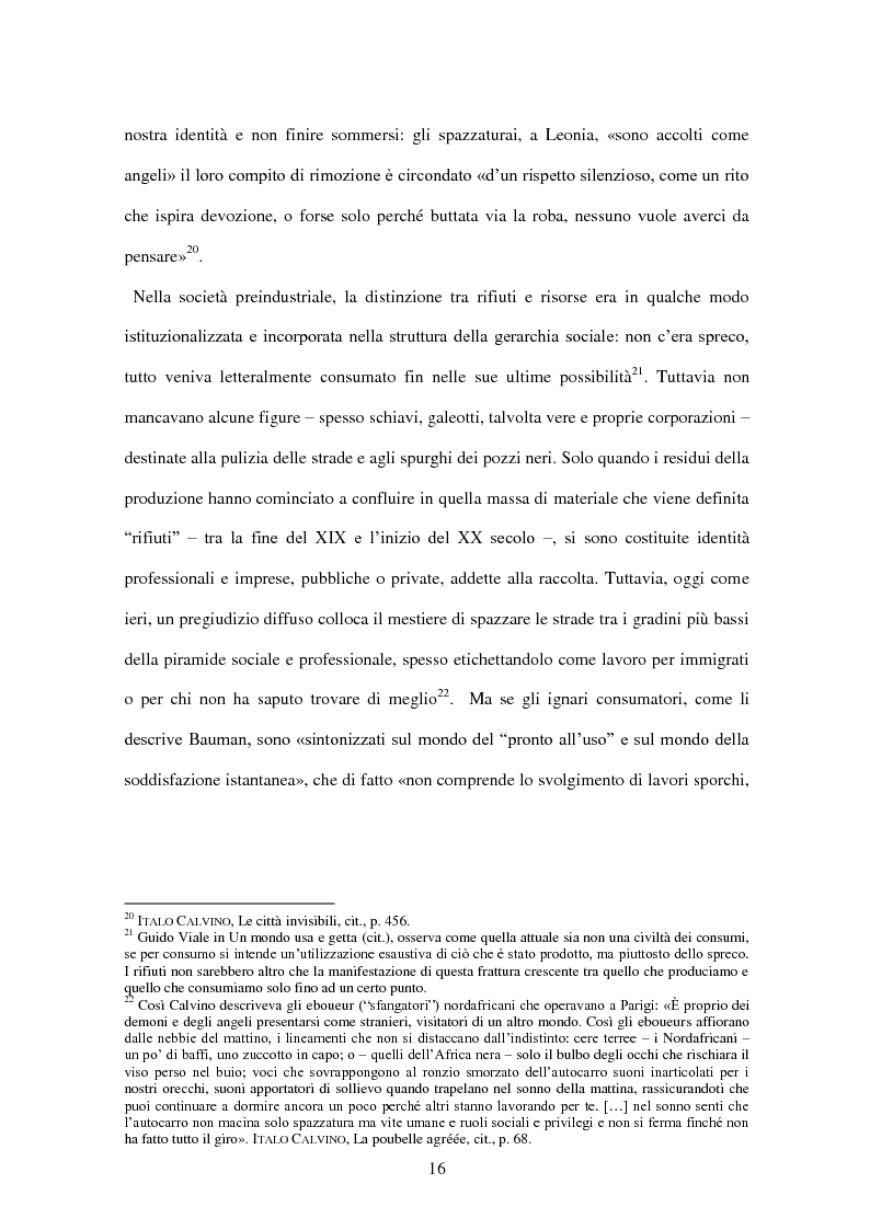 Anteprima della tesi: “Narrare i rifiuti. Le immagini della spazzatura nei romanzi di Barbaro, Teobaldi e Riccarelli”, Pagina 11