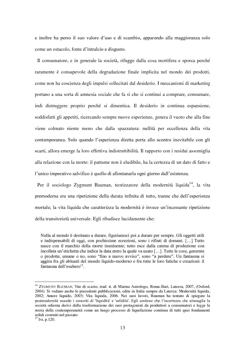 Anteprima della tesi: “Narrare i rifiuti. Le immagini della spazzatura nei romanzi di Barbaro, Teobaldi e Riccarelli”, Pagina 8