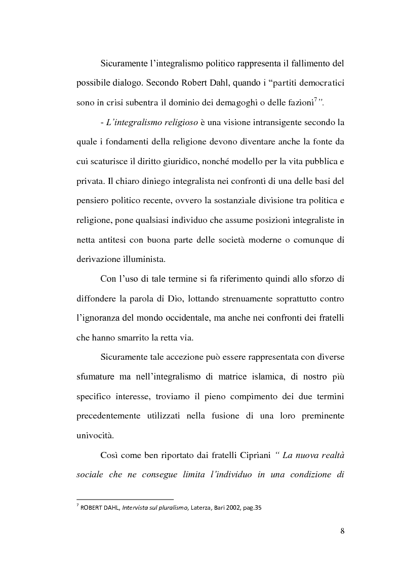 Anteprima della tesi: Il Fondamentalismo, Pagina 9