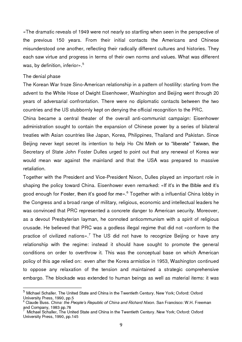 Anteprima della tesi: Minding the gap: the American Public Diplomacy in the engagement of China, Pagina 8