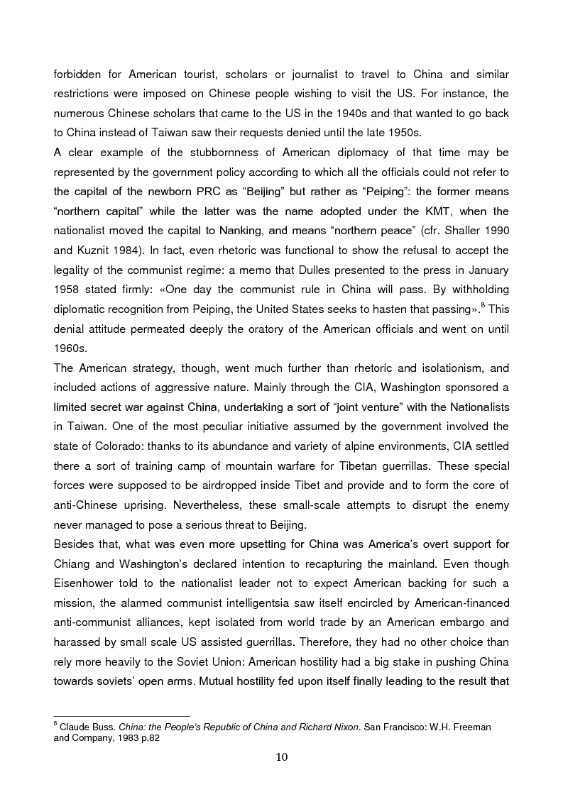 Anteprima della tesi: Minding the gap: the American Public Diplomacy in the engagement of China, Pagina 9