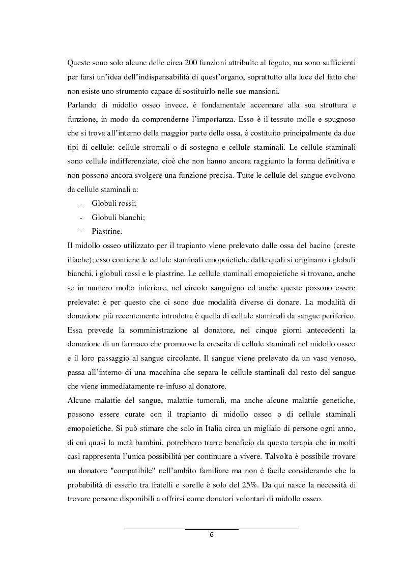 Anteprima della tesi: Donazione e trapianto d'organi e tessuti: competenze infermieristiche nella morte cerebrale, Pagina 5
