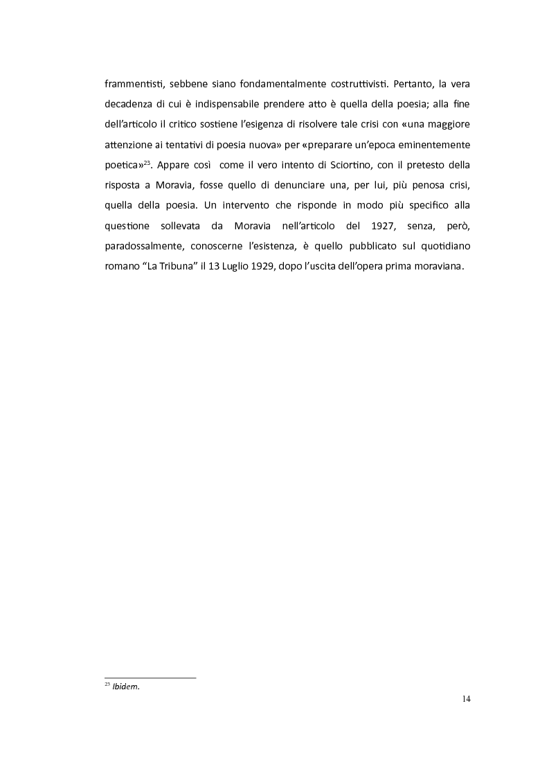 Anteprima della tesi: Moravia saggista in articoli noti o sconosciuti: 1927-1945, Pagina 11
