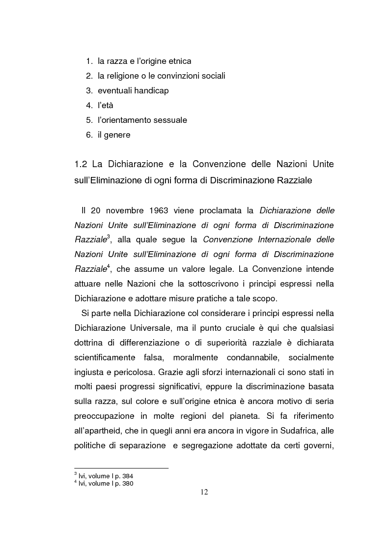 Anteprima della tesi: L’educazione antirazzista in Italia - Norme europee e politiche italiane, Pagina 9