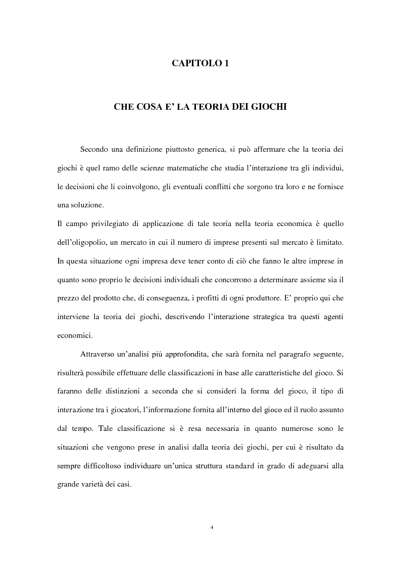 Anteprima della tesi: La teoria dei giochi in una prospettiva storica, Pagina 5