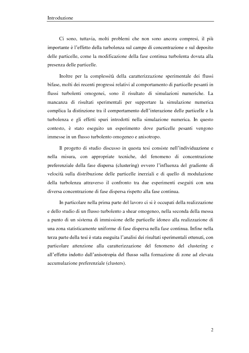 Anteprima della tesi: Studio sperimentale di un flusso bifase e caratterizzazione della dispersione di particelle solide, Pagina 3