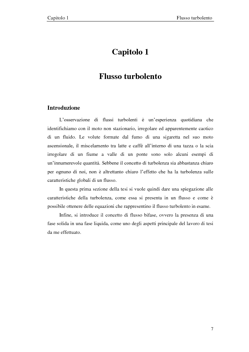 Anteprima della tesi: Studio sperimentale di un flusso bifase e caratterizzazione della dispersione di particelle solide, Pagina 8
