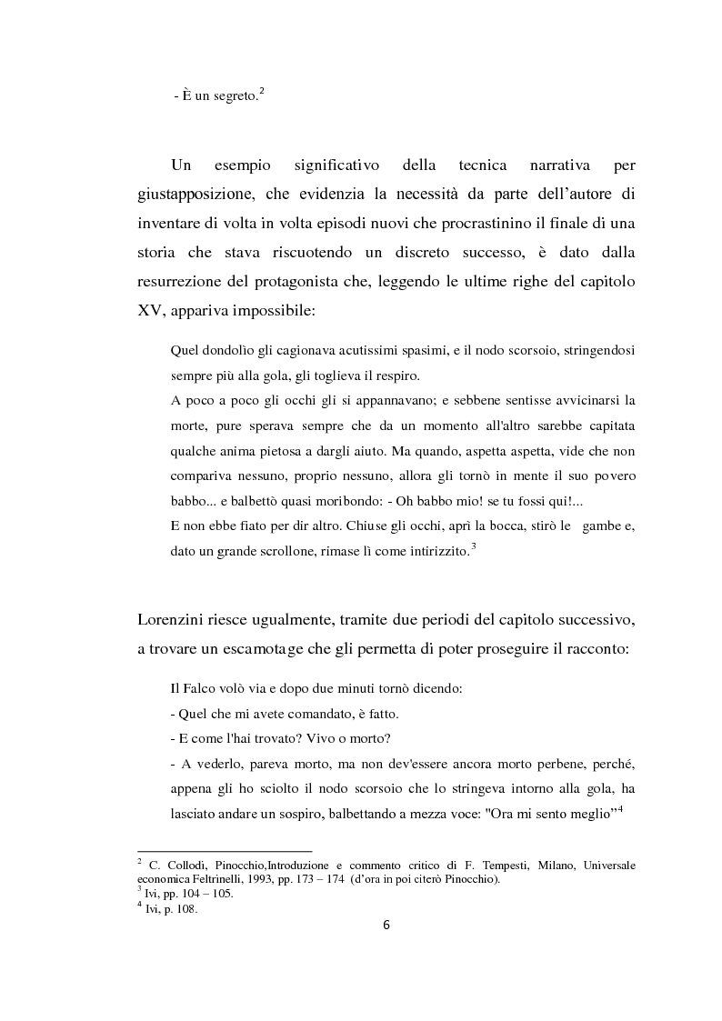 Anteprima della tesi: Le avventure di Pinocchio. Letture e suggestioni, Pagina 5