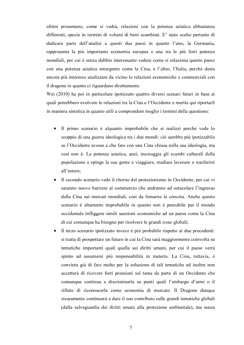 Anteprima della tesi: Cina ed Unione Europea: un'analisi delle relazioni economico-commerciali degli ultimi dieci anni, Pagina 5