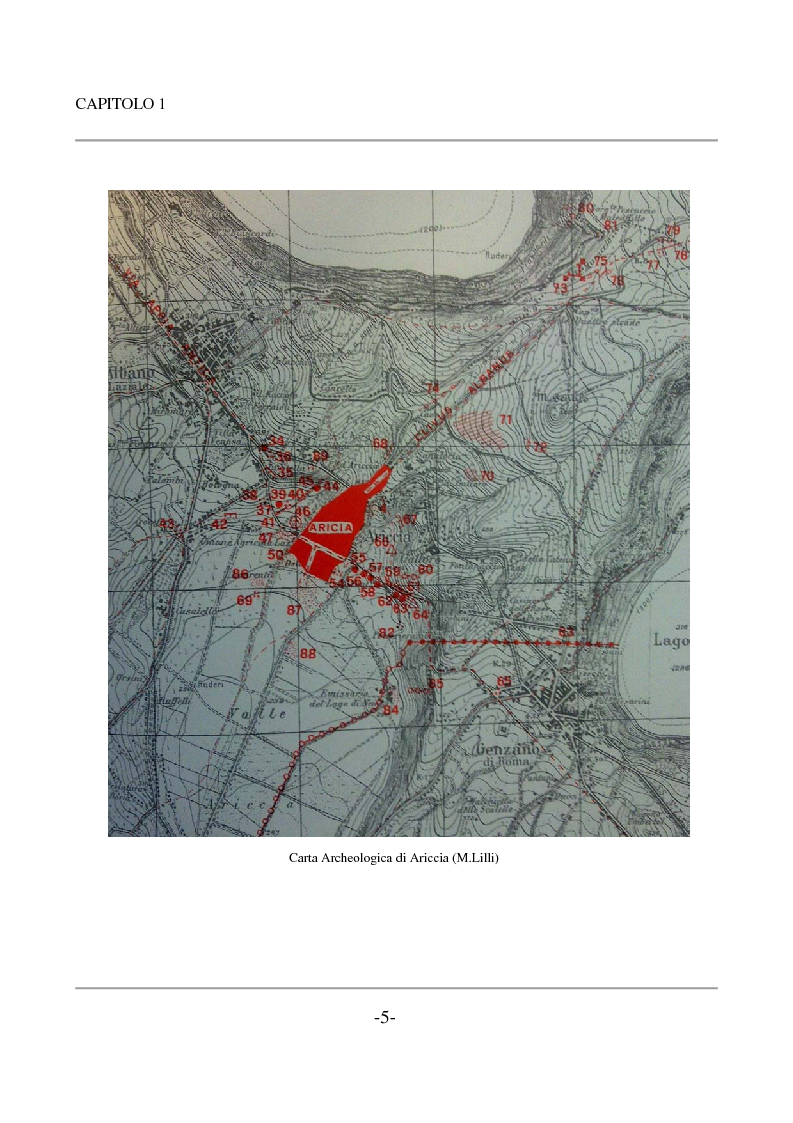 Anteprima della tesi: Il Ponte Monumentale di Ariccia (Storia, costruzione e statica), Pagina 7
