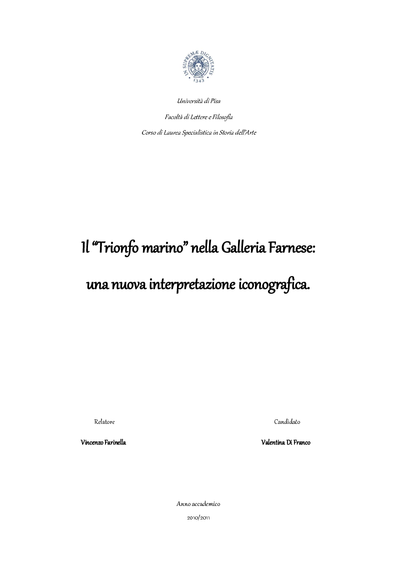 Facoltà Di Lettere E Filosofia Pisa