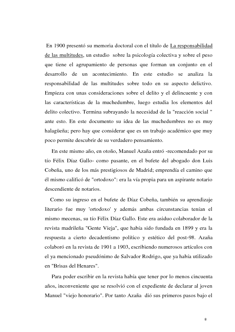 Anteprima della tesi: La razon olvidada - Los discursos políticos de Manuel Azaña, Pagina 9
