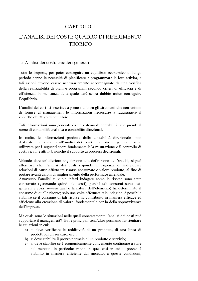 Anteprima della tesi: L'analisi dei costi nelle piccole imprese agricole, Pagina 3