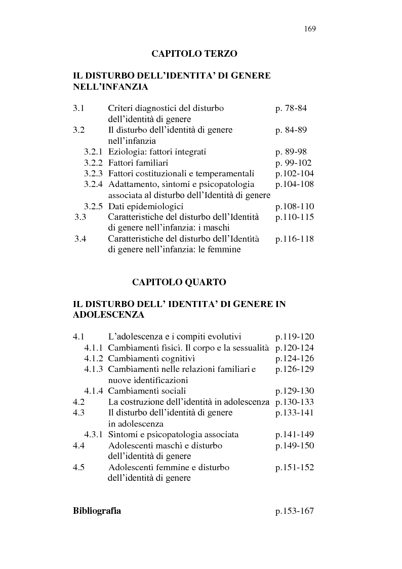 L'Identità di genere - Indice - Pagina 2 di 2