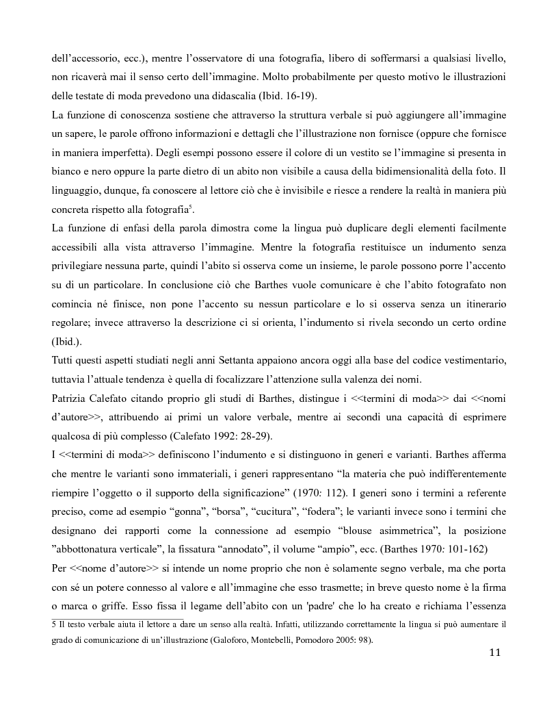 Estratto dalla tesi: Il linguaggio della moda nella stampa specialistica araba: il caso della rivista bilingue “Pashion”