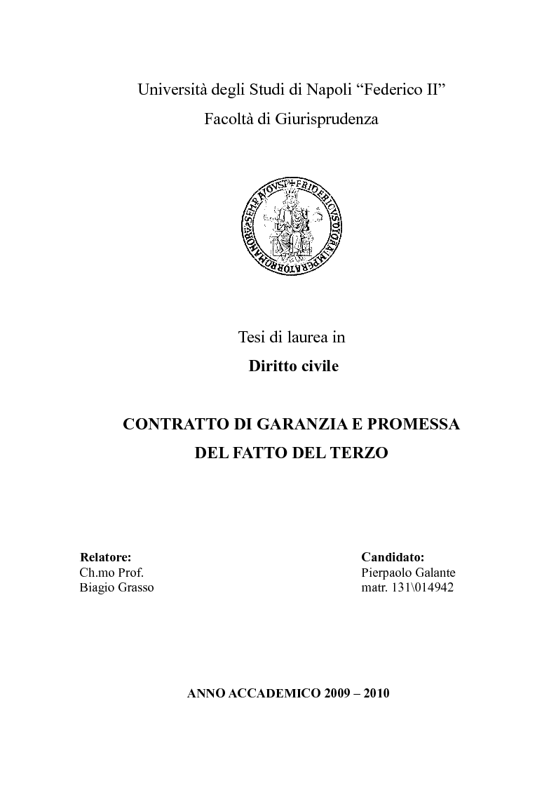 Laurea Magistrale In Giurisprudenza Federico Ii