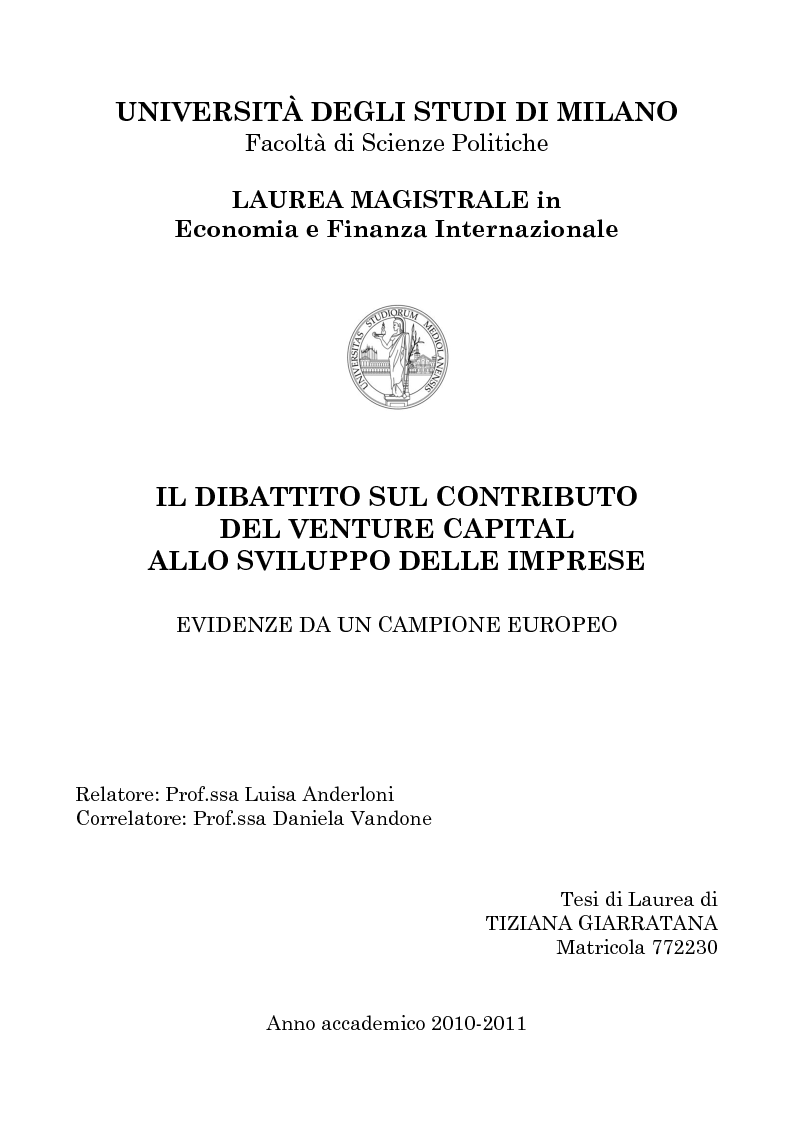 Laurea Magistrale In Statistica Economia E Impresa