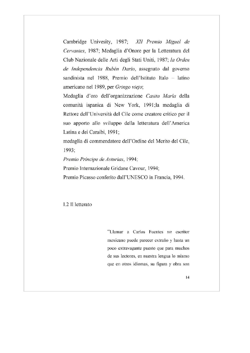 Anteprima della tesi: La messicanità in Carlos Fuentes, Pagina 11