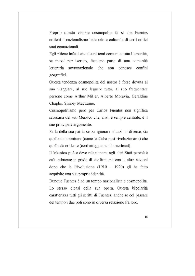Anteprima della tesi: La messicanità in Carlos Fuentes, Pagina 15