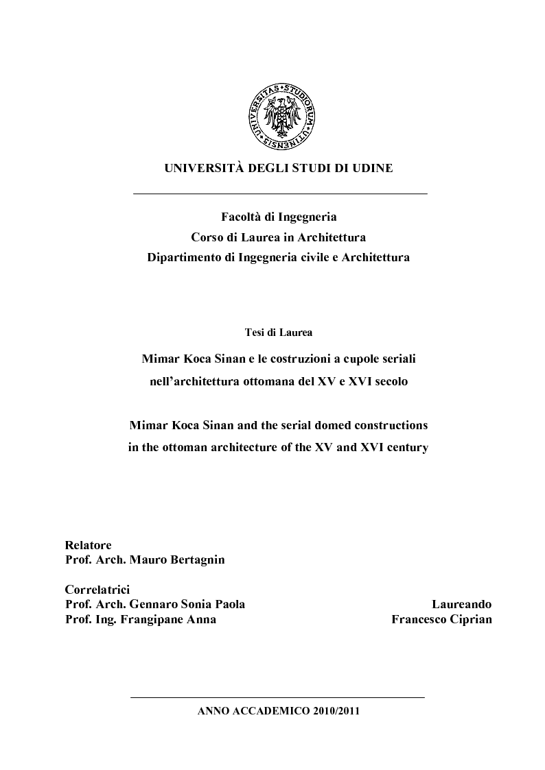 SCARICA TESI GRATIS DA TESIONLINE