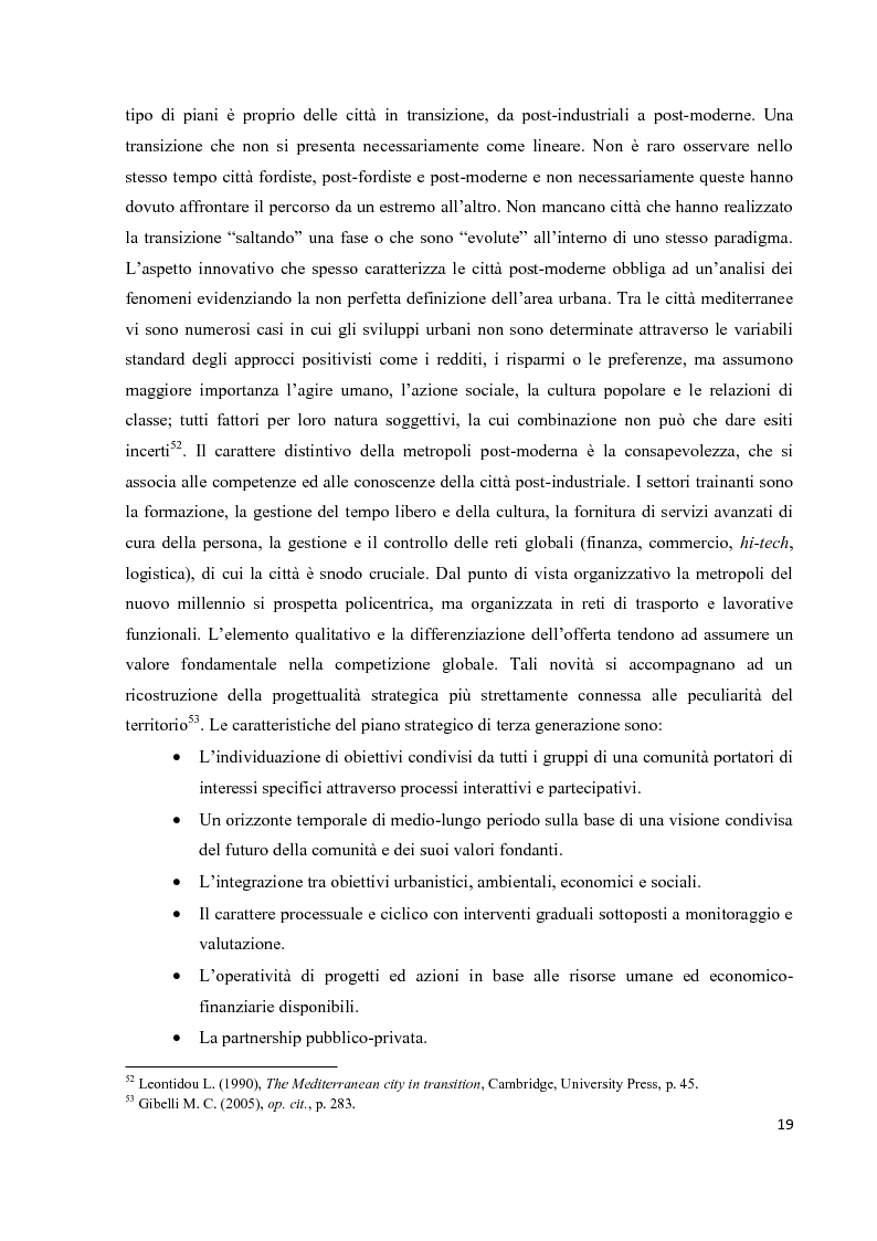 Estratto dalla tesi: I Grandi Eventi nelle strategie di sviluppo territoriale. Valencia e l'America's Cup 2007
