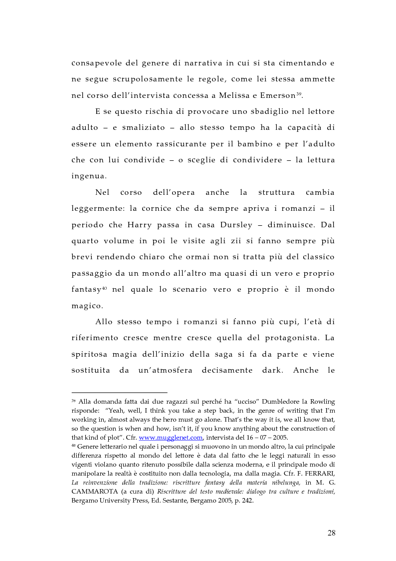Estratto dalla tesi: Harry Potter fra tradizione e innovazione