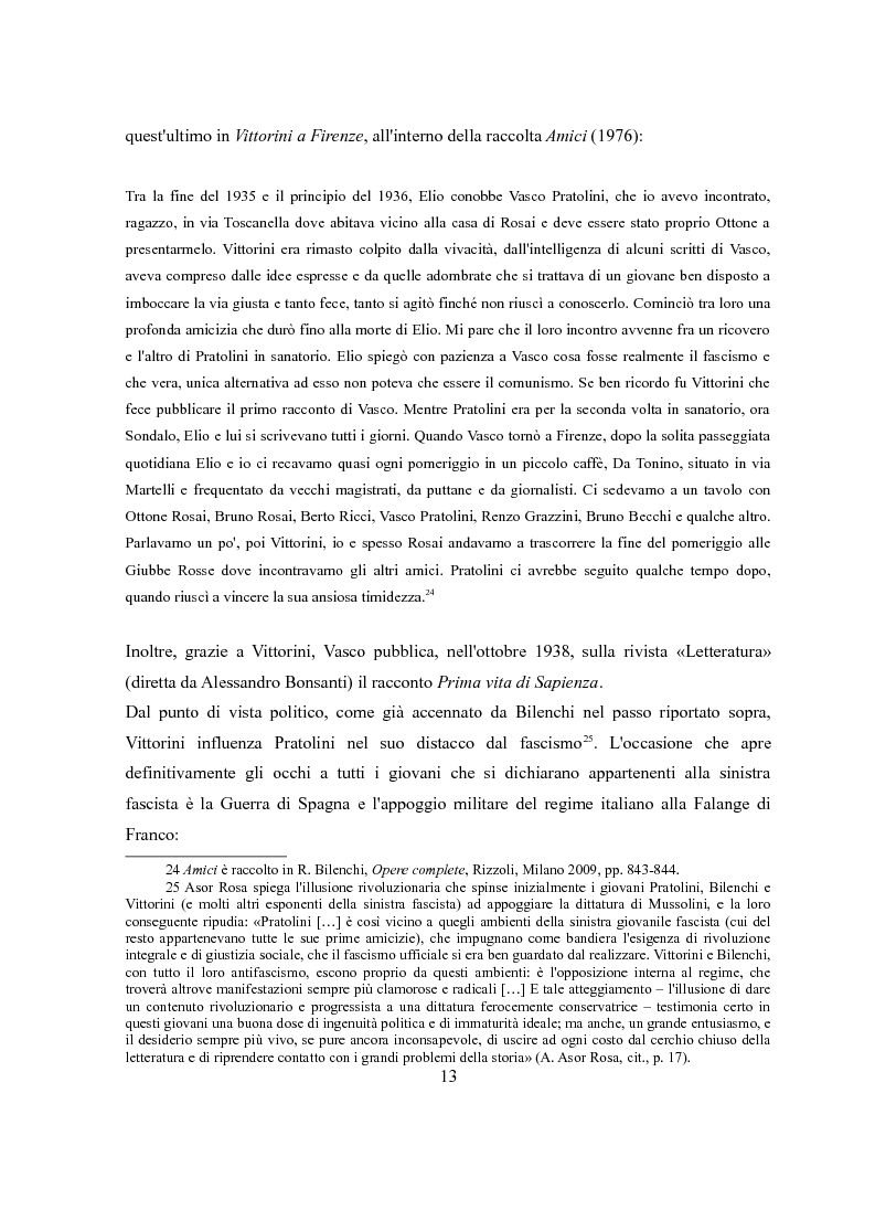 Anteprima della tesi: Vasco Pratolini e il cinema. Quattro casi di adattamento, Pagina 11