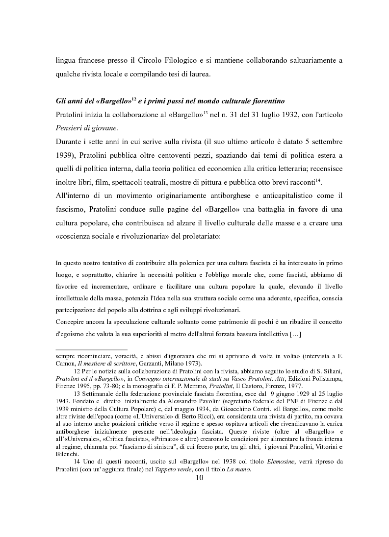 Anteprima della tesi: Vasco Pratolini e il cinema. Quattro casi di adattamento, Pagina 8