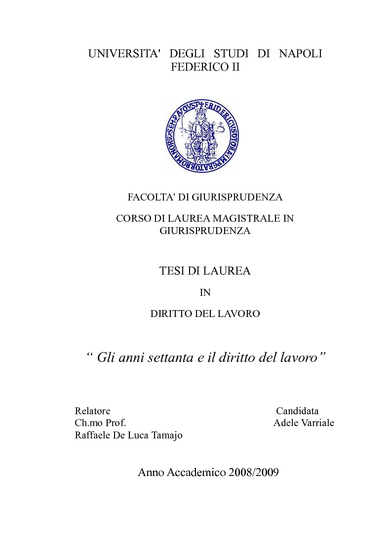 Laurea Magistrale In Giurisprudenza Federico Ii