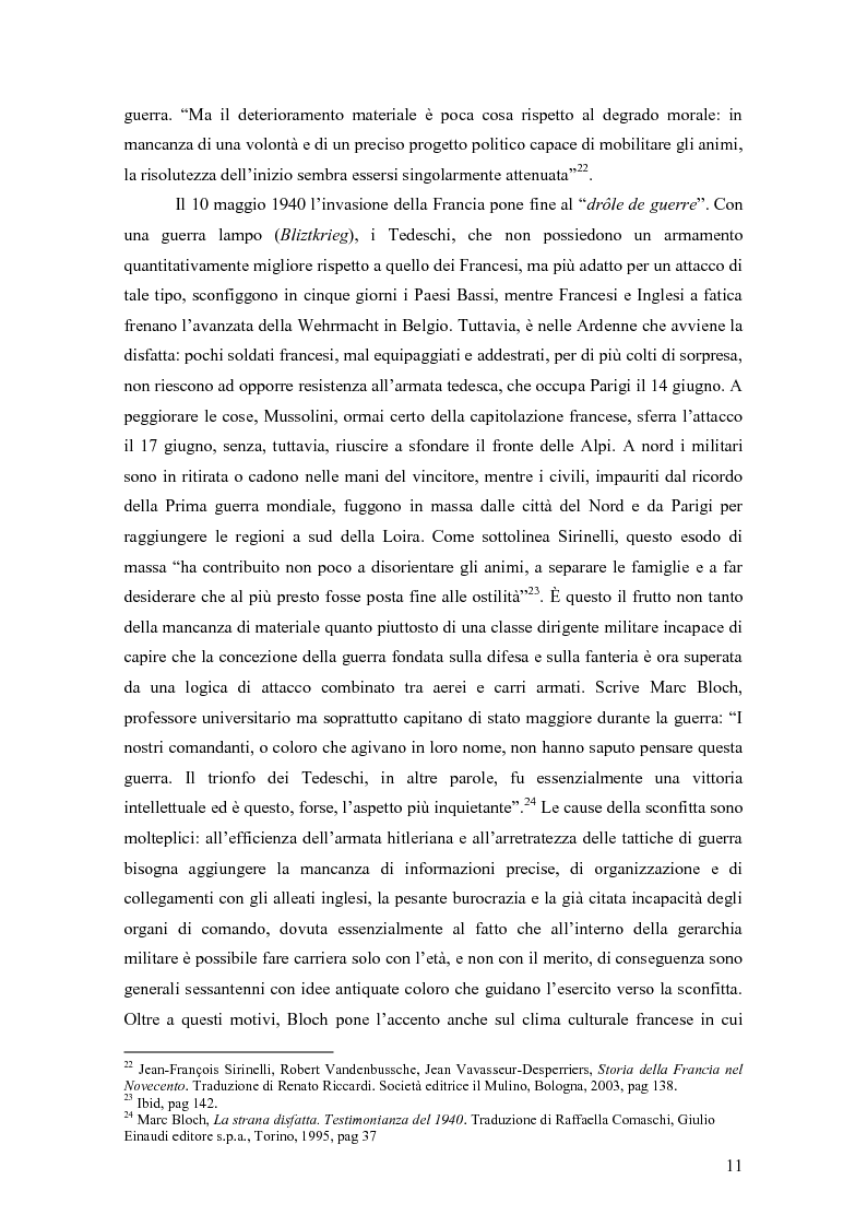 Anteprima della tesi: Vercors: le diverse forme della Resistenza attraverso una lettura dei romanzi, Pagina 12