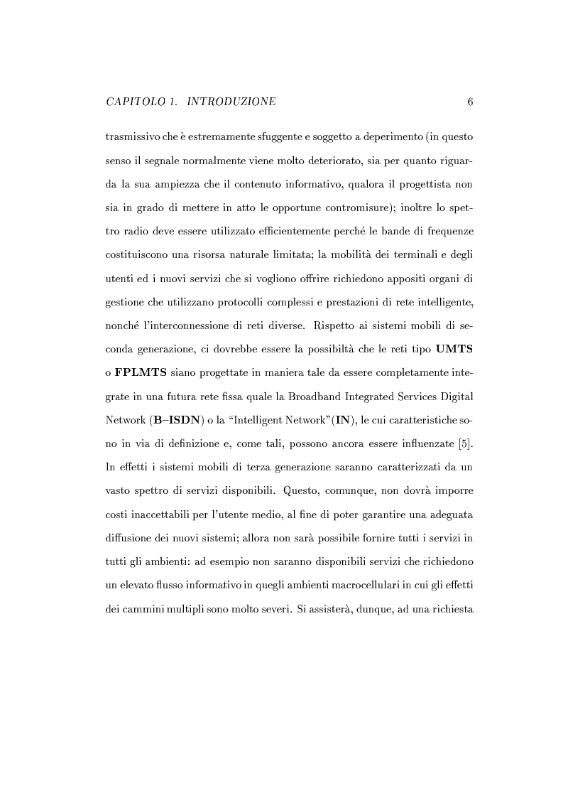 Anteprima della tesi: Caratterizzazione della probabilità di fuori servizio in una rete radiomobile cellulare, Pagina 10
