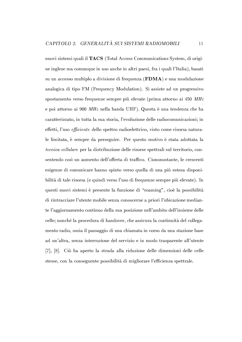 Anteprima della tesi: Caratterizzazione della probabilità di fuori servizio in una rete radiomobile cellulare, Pagina 15