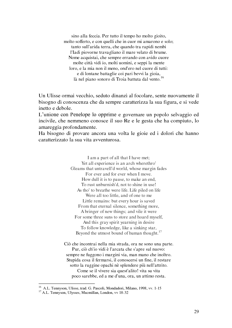 Estratto dalla tesi: L'Ulisse omerico da Dante a Tennyson