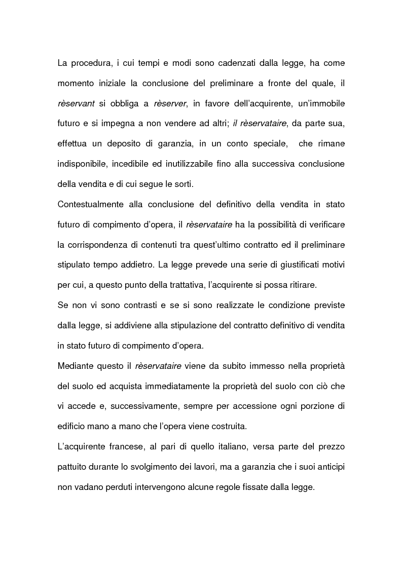 Anteprima della tesi: I contratti relativi ad edifici in corso di costruzione: preliminare di vendita, vendita di cosa futura, appalto, Pagina 3