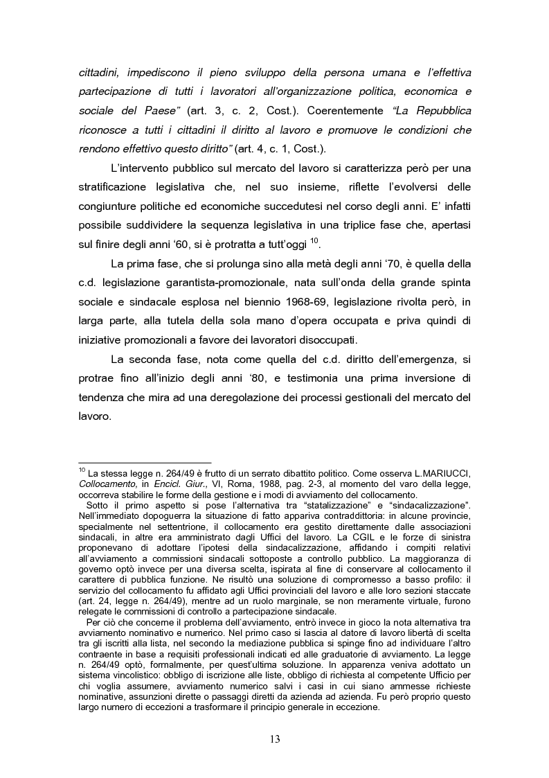 Anteprima della tesi: Il reinserimento lavorativo dei soggetti in stato di disagio sociale, Pagina 9