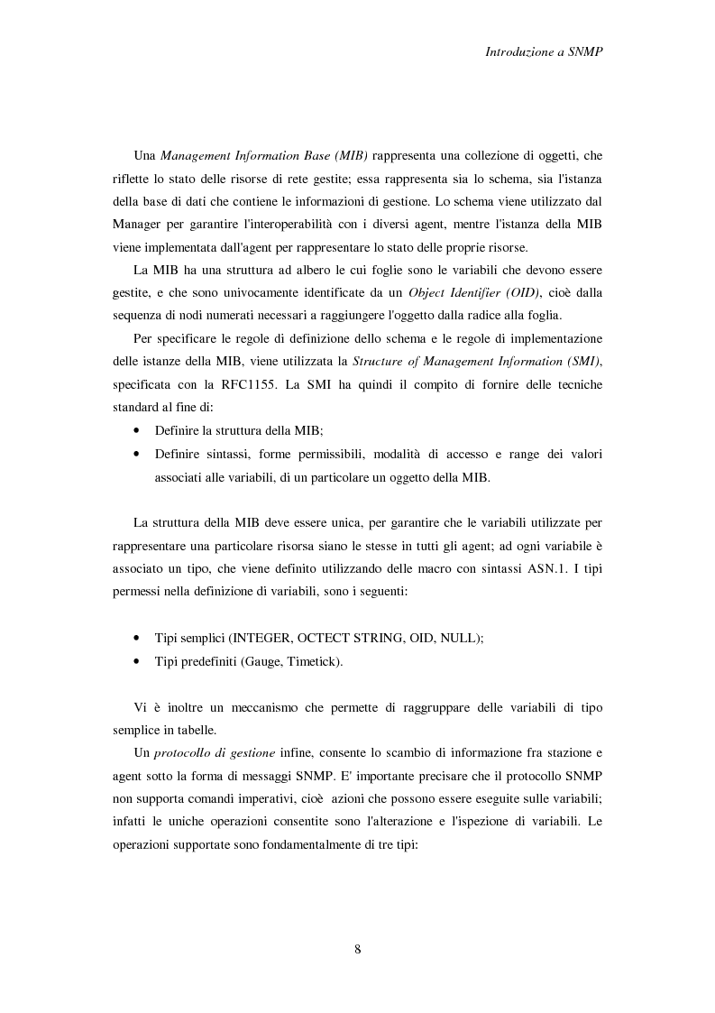 Anteprima della tesi: Gestione da manager Corba di agenti Cmip e Snmp, Pagina 5