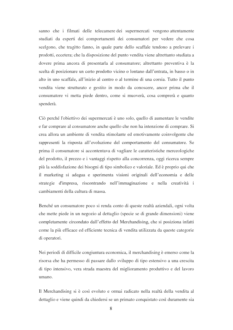 Anteprima della tesi: Mechandising, punto di forza di Unicoop Firenze, Pagina 3
