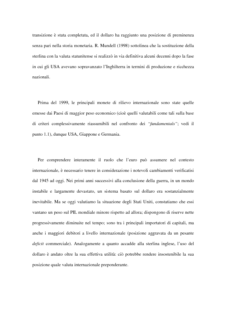 Anteprima della tesi: Le implicazioni della moneta unica europea per i mercati obbligazionari internazionali: un'analisi di medio periodo, Pagina 13