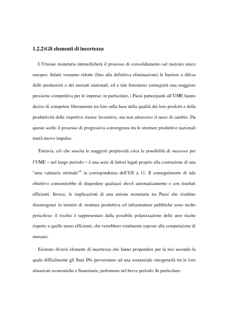 Anteprima della tesi: Le implicazioni della moneta unica europea per i mercati obbligazionari internazionali: un'analisi di medio periodo, Pagina 14