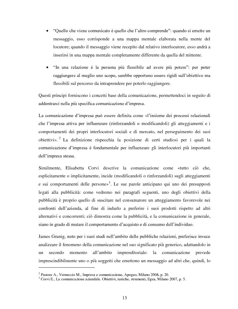 Anteprima della tesi: Comunicazione e impresa: attori, canali e processi editoriali al servizio del business. Case study: "Fruitbook", Pagina 8
