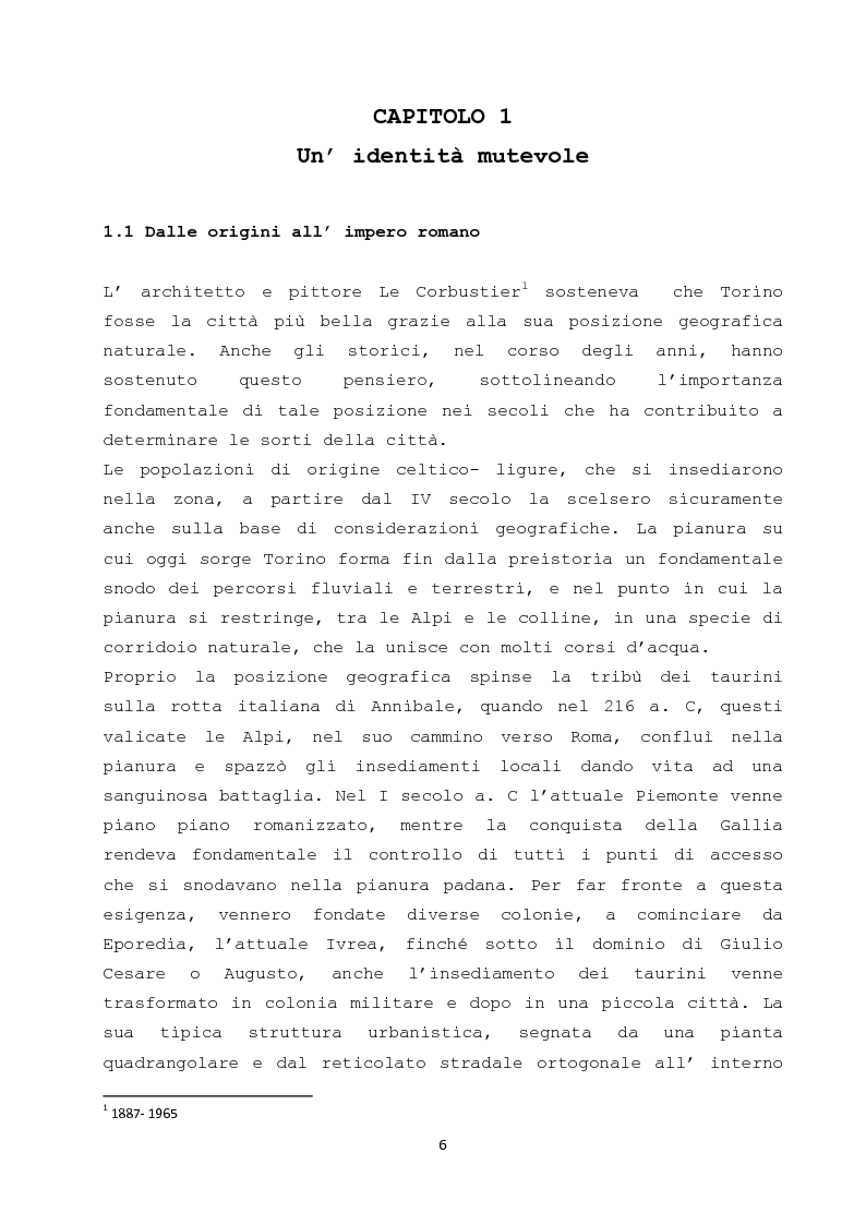 Anteprima della tesi: Il ruolo dei cambiamenti socio - culturali nella creazione di una nuova meta turistica: il caso Torino, Pagina 4