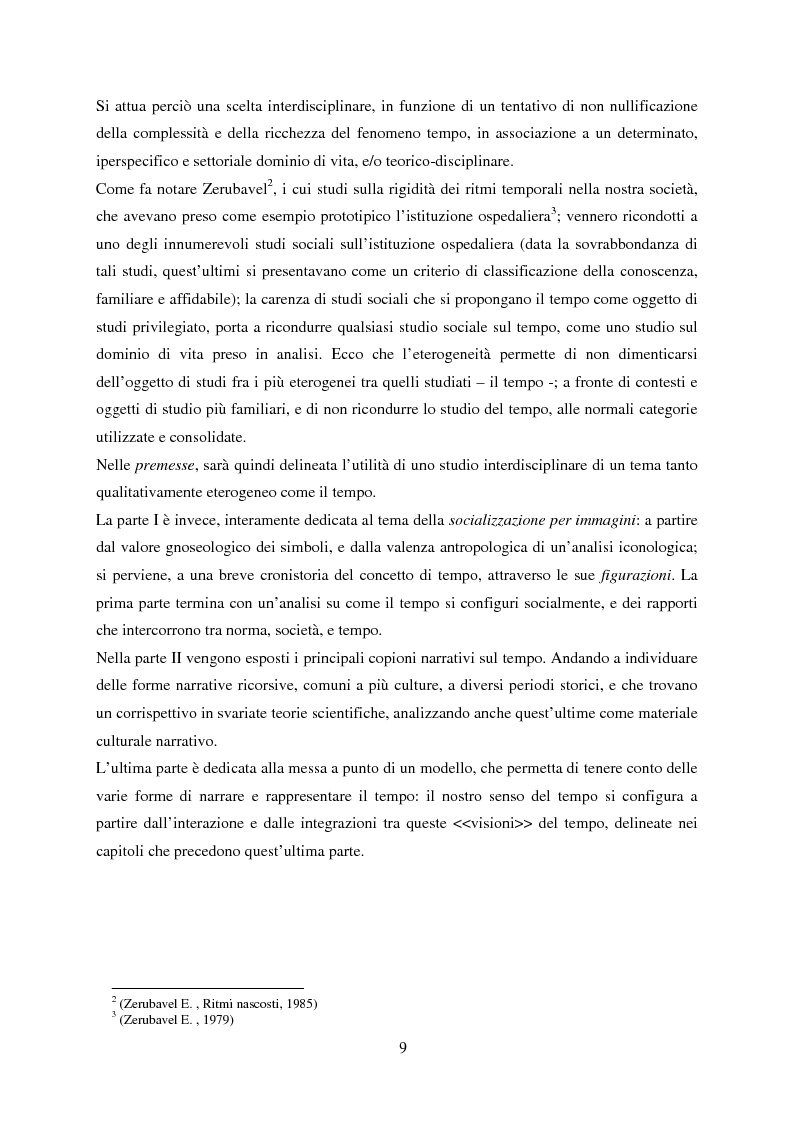 Anteprima della tesi: Vedere il Tempo. Analisi Transtorica e Transculturale dei Sistemi di Temporalità, Pagina 5