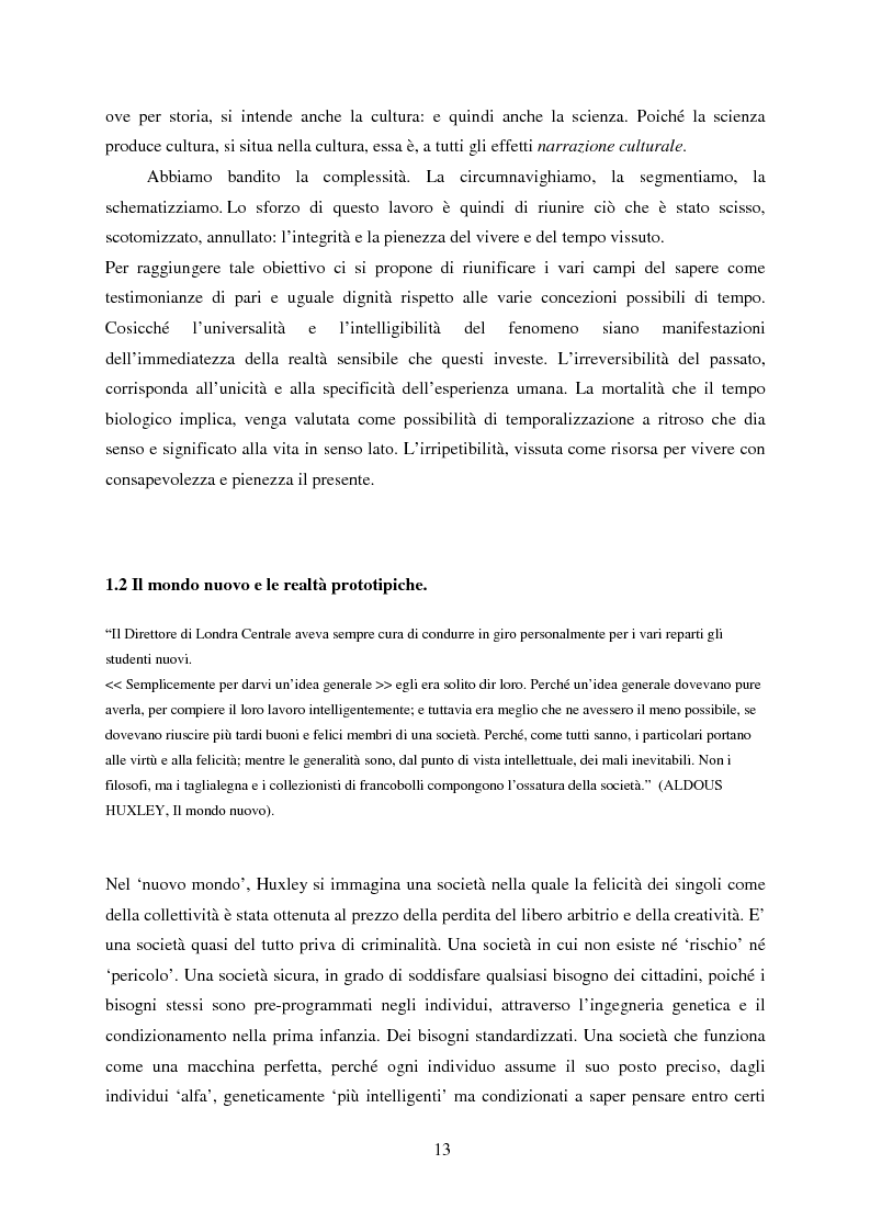 Anteprima della tesi: Vedere il Tempo. Analisi Transtorica e Transculturale dei Sistemi di Temporalità, Pagina 9
