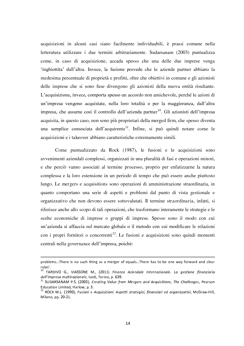 Anteprima della tesi: Fusioni e Acquisizioni: il caso Intesa Sanpaolo., Pagina 10