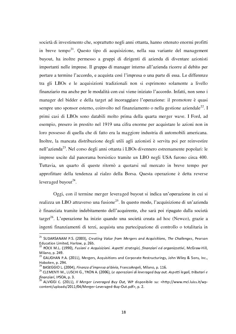 Anteprima della tesi: Fusioni e Acquisizioni: il caso Intesa Sanpaolo., Pagina 14